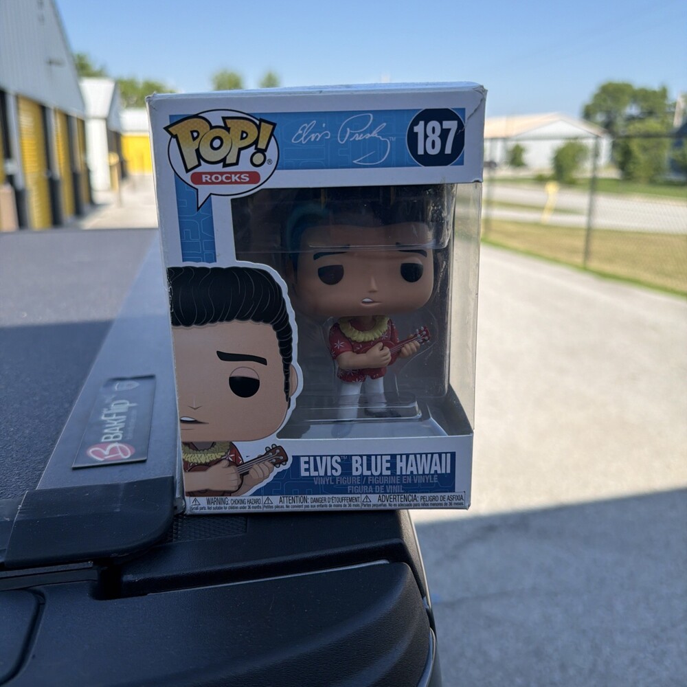 Funko Pop Elvis Presley Blue Hawaii 187 King of Rock and Roll Toy Vinyl Figure